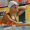 Laure Manaudou lors du rassemblement de la sélection olympique de natation à Dunkerque le 18 juillet 2012