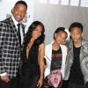 Will Smith, sa femme Jada Pinkett Smith et leurs enfants Jaden et Willow en juin 2012 à Los Angeles.