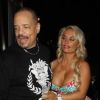 Ice-T et son épouse Coco rentrent à leur hôtel à Londres, après une projection du documentaire consacré au rap dont Ice-T est le réalisateur, le jeudi 19 juillet.