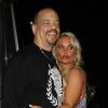 Ice-T et Coco rentrent à leur hôtel à Londres, après une projection du documentaire dont Ice-T est le réalisateur, le jeudi 19 juillet.