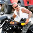 Christian Audigier, biker averti lors de son escapade entre l'île de Formentera et Ibiza entre le 18 et le 22 juillet 2012