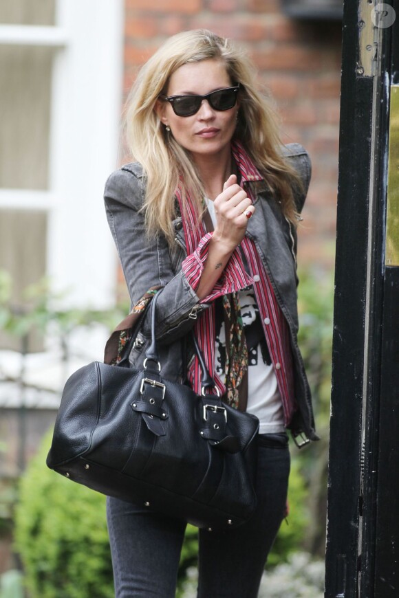 Kate Moss à Londres, le 5 mai 2012.