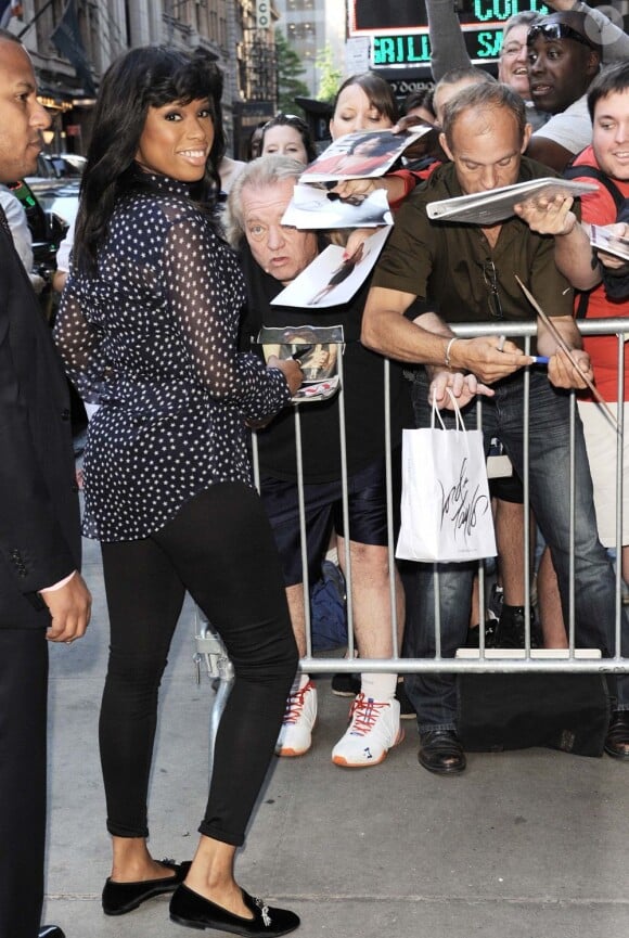 Jennifer Hudson à New York, le 17 juin 2012.
