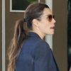 Jessica Biel quitte le luxueux Four Seasons où elle déjeunait avec une amie. Beverly Hills, le 24 juillet 2012.