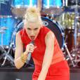 Gwen Stefani et le groupe No Doubt en live dans l'émission  Good Morning America , à New York, le 27 juillet 2012.