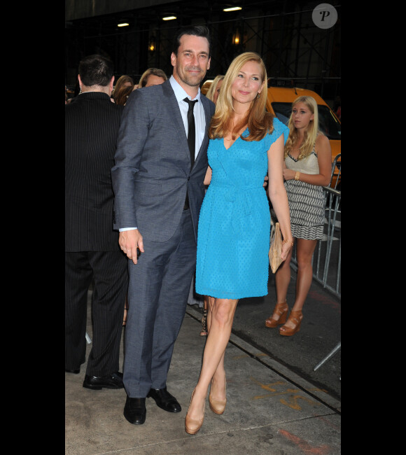 Jennifer Westfeldt et Jon Hamm le 20 juin 2012 à New York
