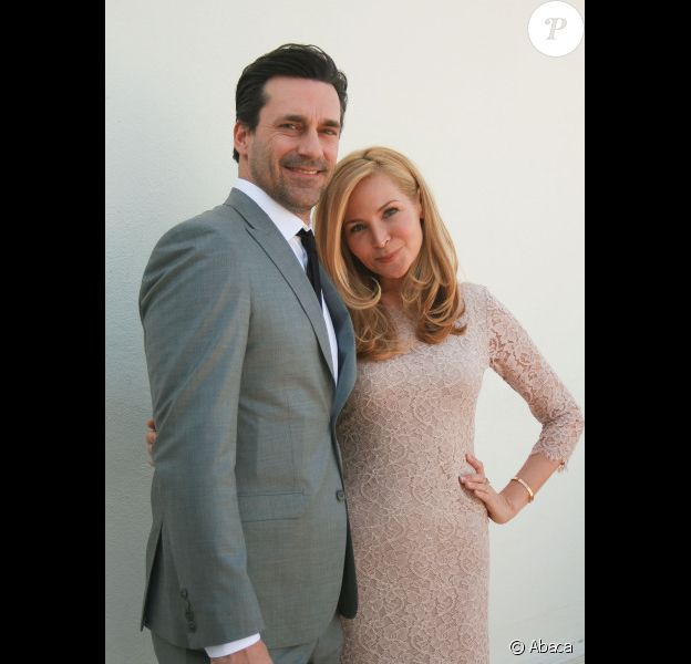 Jennifer Westfeldt et Jon Hamm le 12 mars 2012