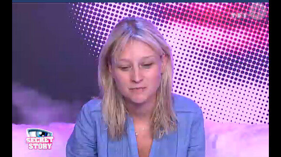 Virginie dans la quotidienne de Secret Story 6 le jeudi 2 août 2012 sur TF1