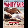 Alessandra Martines enceinte et Cyril Descours en couverture du magazine Vanity Fair italien