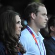 Le prince William et sa douce compagne Kate le 4 août 2012 au Stade Olimpique de Londres