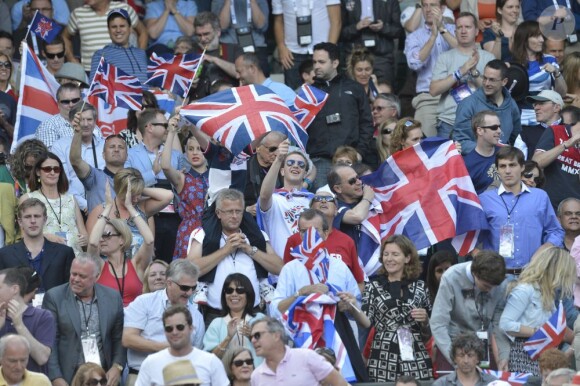 Andy Murray est devenu champion olympique en battant Roger Federer en finale le 5 août 2012 à Wimbledon à Londres