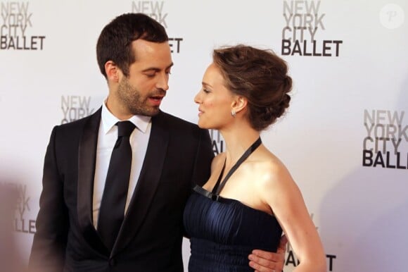 Natalie Portman et Benjamin Millepied à New York en mai 2012
