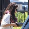 Selena Gomez, sur le tournage de Feed the dog, à Los Angeles, le dimanche 5 août 2012.