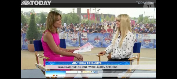 Lauren Scruggs a livré sa première interview télévisée sur le plateau du Today Show