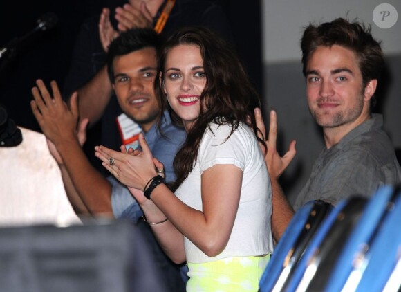 Kristen Stewart et Robert Pattinson le 12 juillet 2012 à San Diego