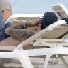 Eduardo Cruz et une jolie jeune femme en vacances à Ibiza le 12 août 2012