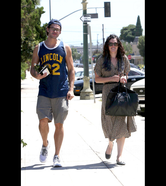 Rumer Willis et son petit ami Jayson Blair, à Los Angeles, le lundi 13 août 2012.