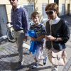 Le prince Felix de Danemark, 10 ans, a fait le 14 août 2012 sa rentrée en 4e à l'école Krebs de Copenhague, accompagné par sa mère la comtesse Alexandra de Frederiksborg et son beau-père Martin Jorgensen.