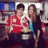 ''Happy and very proud'', tweetait le 23 juillet 2012 Dasha Kapustina après la victoire de Fernando Alonso lors du Grand Prix d'Hockenheim.