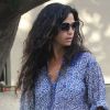 Exclu - Camila Alves sort de son rendez-vous médical avec ses deux enfants Levi et Vida, quatre et deux ans. Los Angeles, le 16 août 2012.