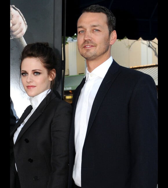 Kristen Stewart et le réalisateur Rupert Sanders le 29 mai 2012 à Hollywood lors de l'avant-première de Blanche-Neige et le chasseur