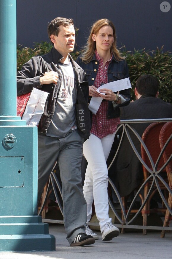 Hilary Swank et John Campisi à Los Angeles, le 1er mai 2010.