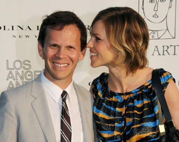 Hilary Swank et John Campisi à Los Angeles, le 22 avril 2009.