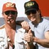 Tom Cruise et Tony Scott sur le tournage de Jours de tonnerre (1990).