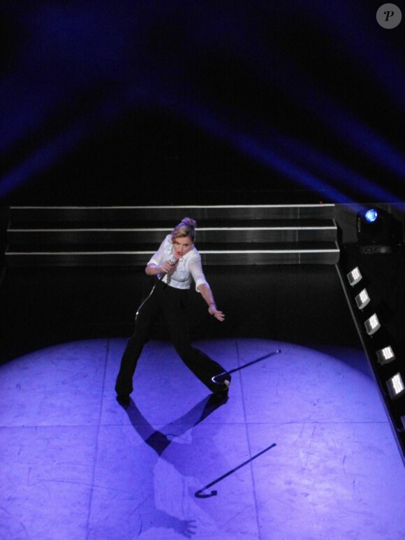 Madonna à l'Olympia le 26 juillet 2012.