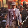 Ryan Gosling est revenu tourner de nouvelles scènes de  Gangster Squad  à Los Angeles, le 21 août 2012. Le studio a décidé de retirer une scène de fusillade dans un cinéma après la tuerie Colorado . 