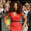 Serena Williams et sa silhouette surprenante à la sortie du Late Show with David Letterman le 22 août 2012 à New York