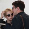 Carey Mulligan et son mari Marcus Mumford se trouvent à l'aéroport de Los Angeles le 23 août 2012