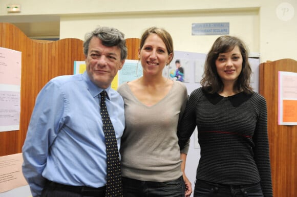 Marion Cotillard et Maud Fontenoy en octobre 2010.