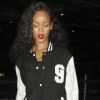 Rihanna, contrariée, lors d'une virée nocturne à Los Angeles... Le 25 août 2012
