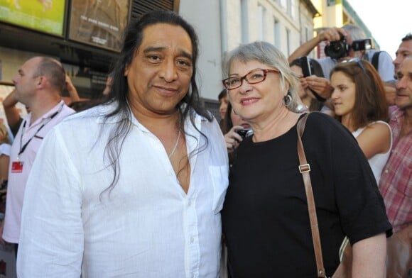 George Aguilar et Josiane Balasko lors du festival du film francophone d'Angoulême le 26 août 2012