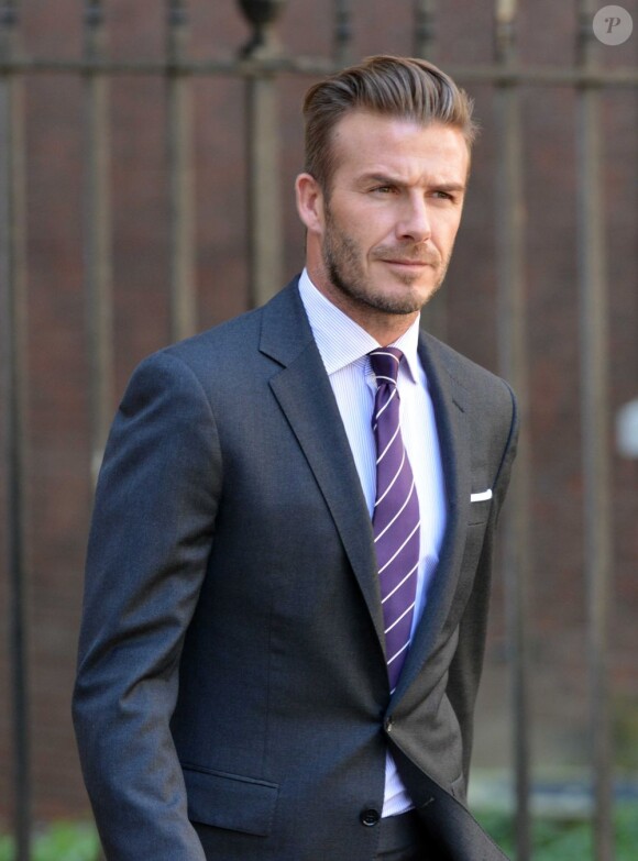 David Beckham à Londres le 26 juillet 2012