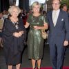 La reine Beatrix, le prince Constantijn et la princesse Laurentien au concert du 50e anniversaire de la WWF Hollande.