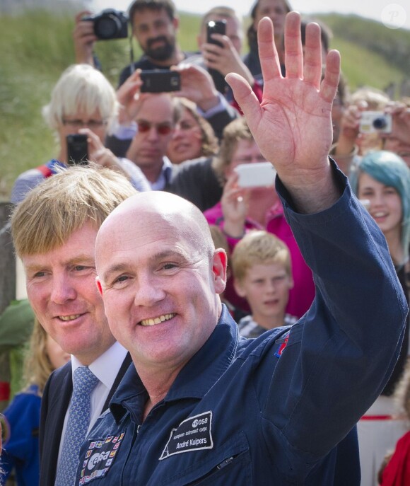L'astronaute André Kuipers, revenu le 1er juillet 2012 de 193 jours dans l'espace, était à l'honneur lors d'une réception à Noordwijk le 30 août 2012.
