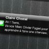 Un texto de Claire Chazal dans le clip de rentrée de Sciences-Po TV
