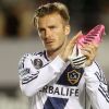 David Beckham à la fin du match Los Angeles Galaxy - Vancouver Whitecaps. Carson, le 1er septembre 2012.