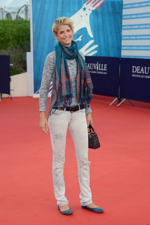 Alice Taglioni, membre du jury, lors du Festival du cinéma américain de Deauville le 2 septembre 2012