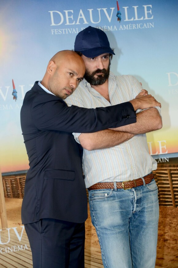 Eric Judor et Quentin Dupieux, réalisateur Wrong, lors du Festival du cinéma américain de Deauville 2012