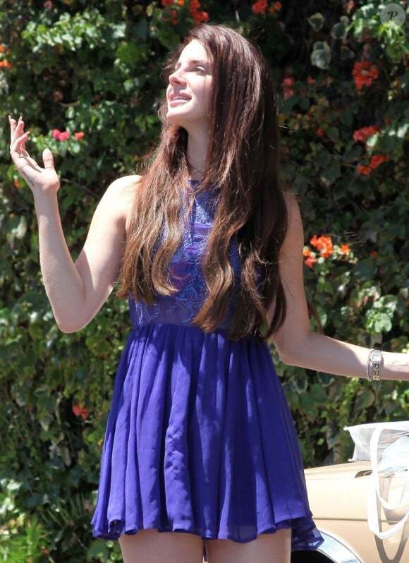 Radieuse, Lana Del Rey à Los Angeles le 6 août 2012