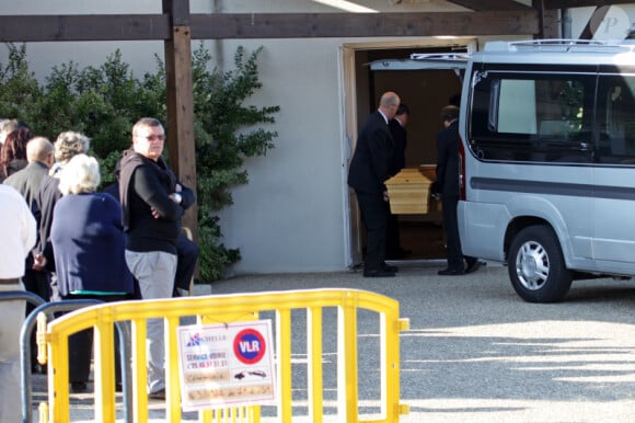 Obsèques de Stéphane Slima au crématorium de La Rochelle, le 3 septembre 2012.