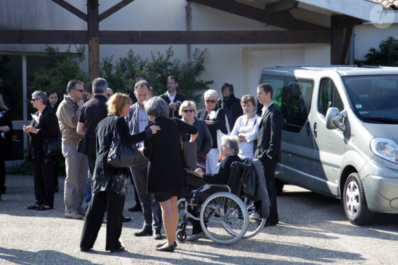 Obsèques de Stéphane Slima au crématorium de La Rochelle, le 3 septembre 2012.