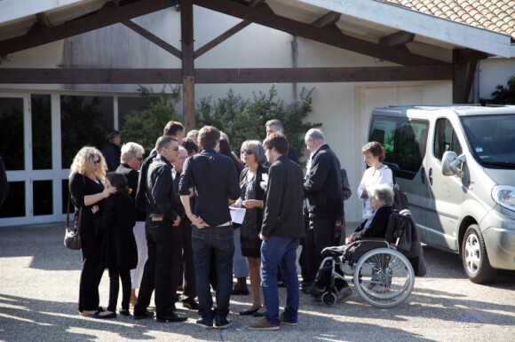 Obsèques de Stéphane Slima au crématorium de La Rochelle, le 3 septembre 2012.