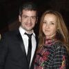 Grégoire et sa belle Eléonore de Galard le 22 novembre 2011 à l'Opéra Garnier à Paris