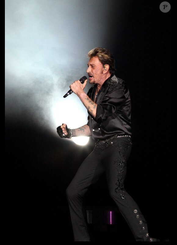 EXCLU : Au Stade de France pour le concert de Johnny Hallyday, le 17 juin 2012.