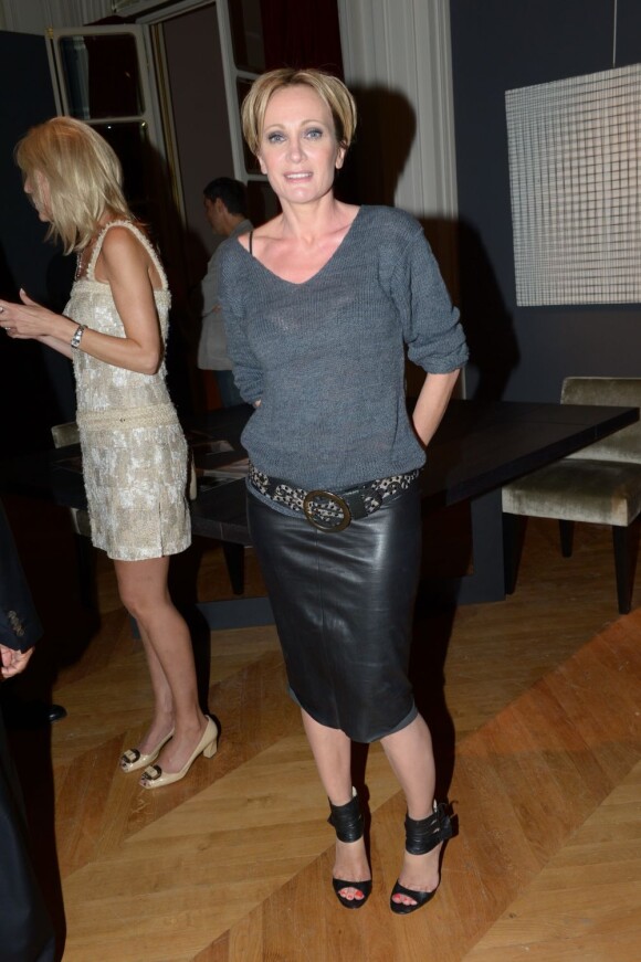 Patricia Kaas lors d'une soirée de présentation d'une ligne de meubles créée par Daniel Hechter le 5 septembre 2012 chez Sotheby's