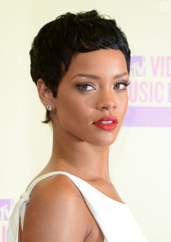 La superbe Rihanna lors des MTV Video Music Awards 2012 au Staples Center. Los Angeles, le 6 septembre 2012.